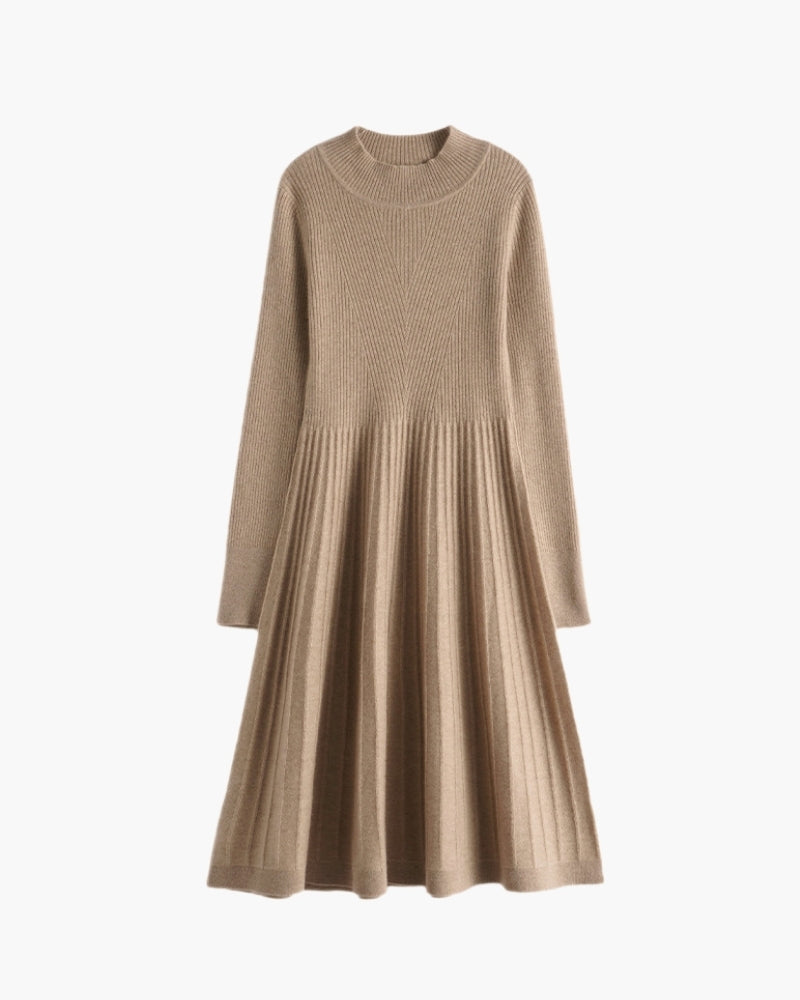 Abito Flare Donna in Cashmere Puro Maglia Morbida