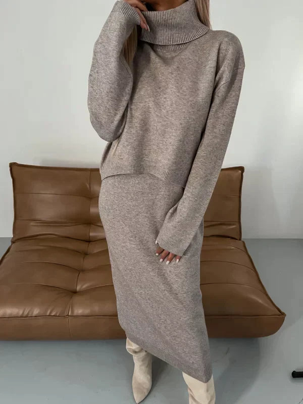 Completo Donna Abito e Maglione Coordinato Vestibilità Regular - Vesarelli
