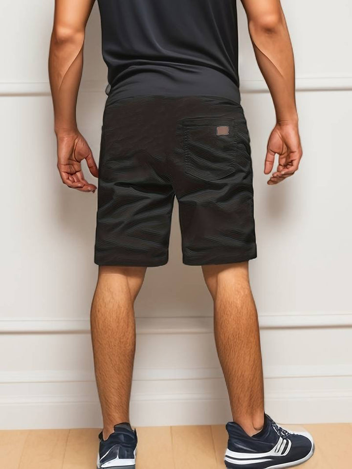 Pantaloncini Cargo Uomo Tessuto Resistente Vestibilità Comoda