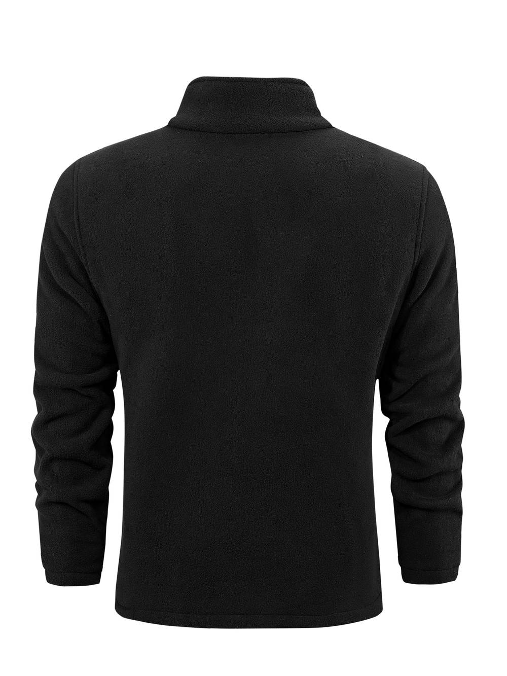 Giacca Uomo in Pile con Cerniera Collo Alto Casual