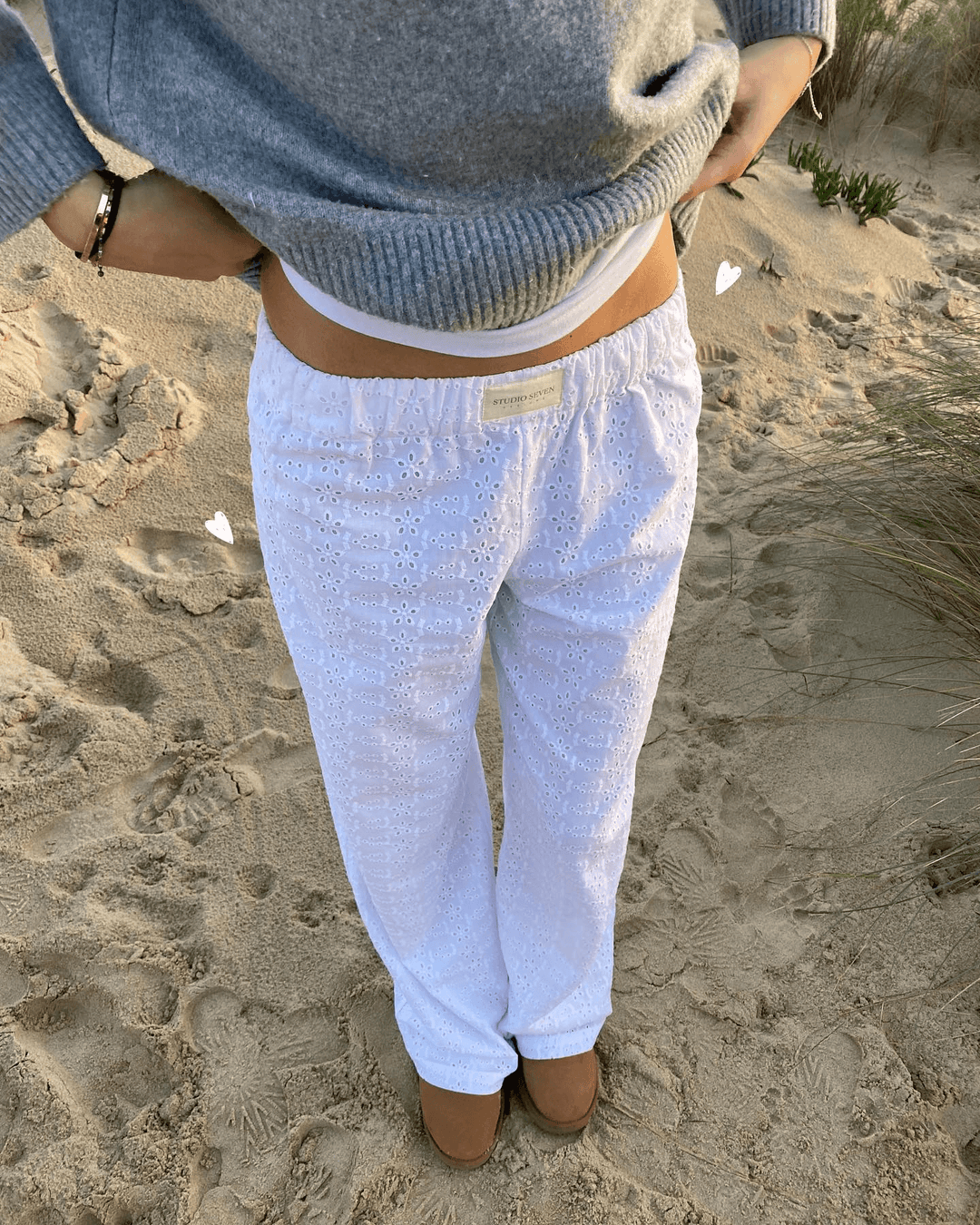 Pantaloni Donna Casual Tessuto Morbido Vestibilità Rilassata