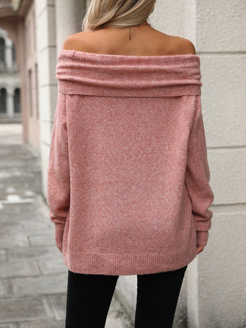 Maglione Donna Dolcevita Trasformabile Spalle Scoperte