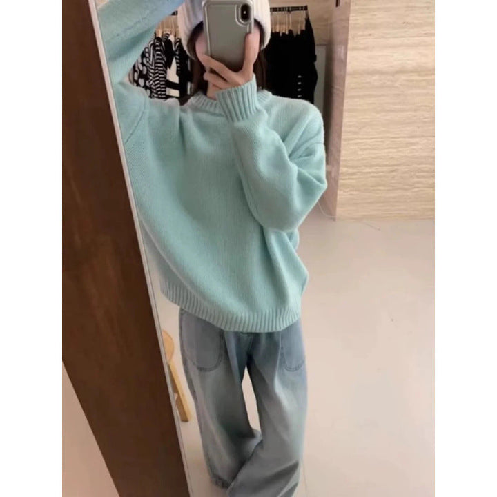 Maglione Donna Oversize in Misto Mohair Ampio