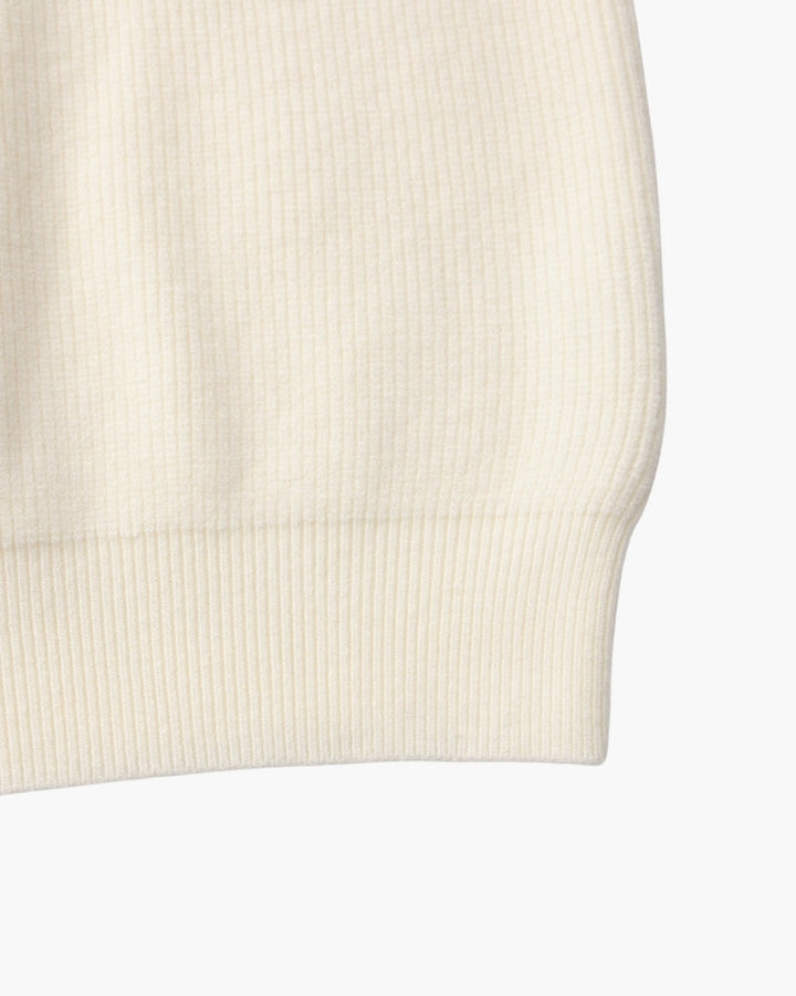 Pullover Uomo Mezzo Zip Maglia Tecnica Strutturata