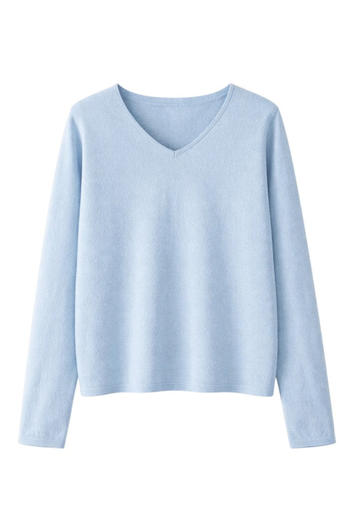Maglia Uomo Misto Lana Scollo a V Vestibilità Regolare