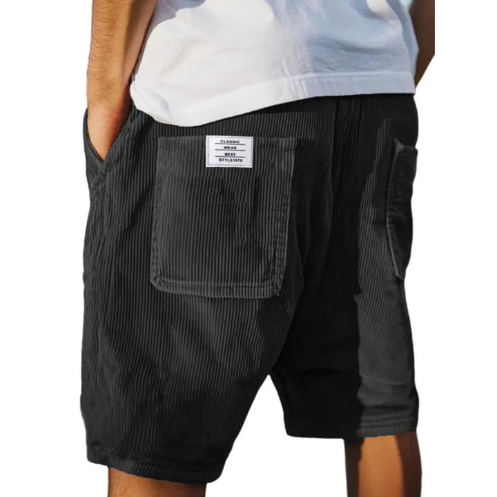Shorts Uomo in Velluto Morbido Vestibilità Casual