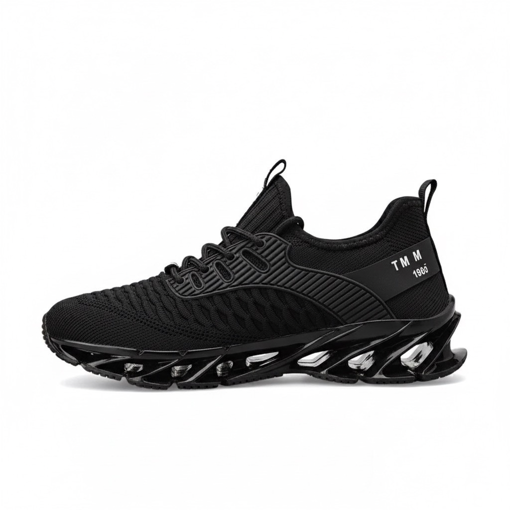 Sneakers Uomo con Rialzo Interno Suola Strutturata Comfort