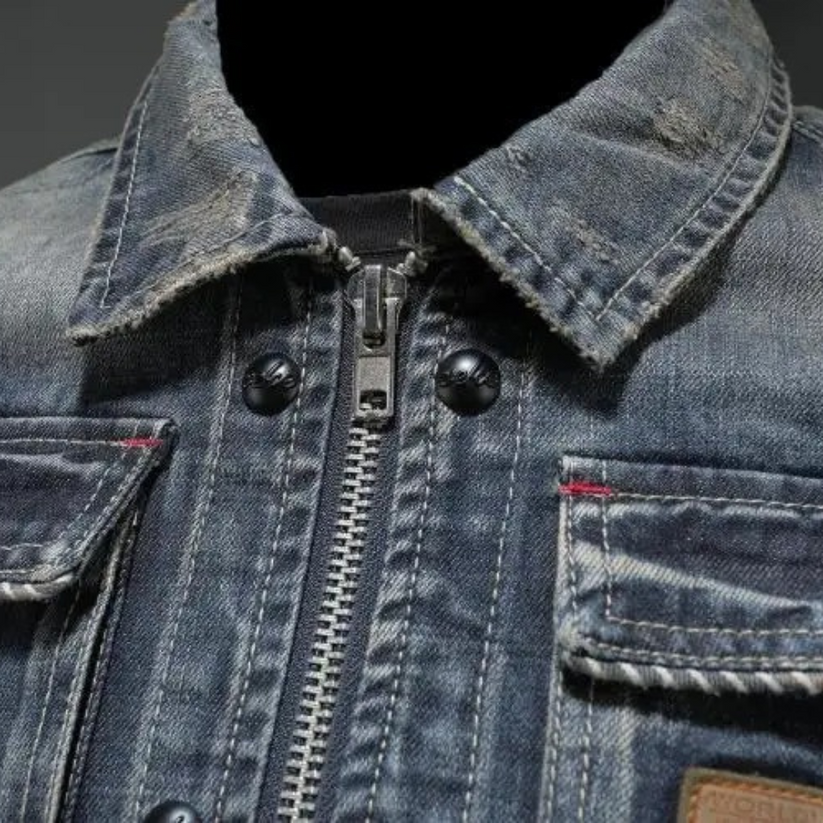 Giacca Uomo in Denim Classica Regular Fit