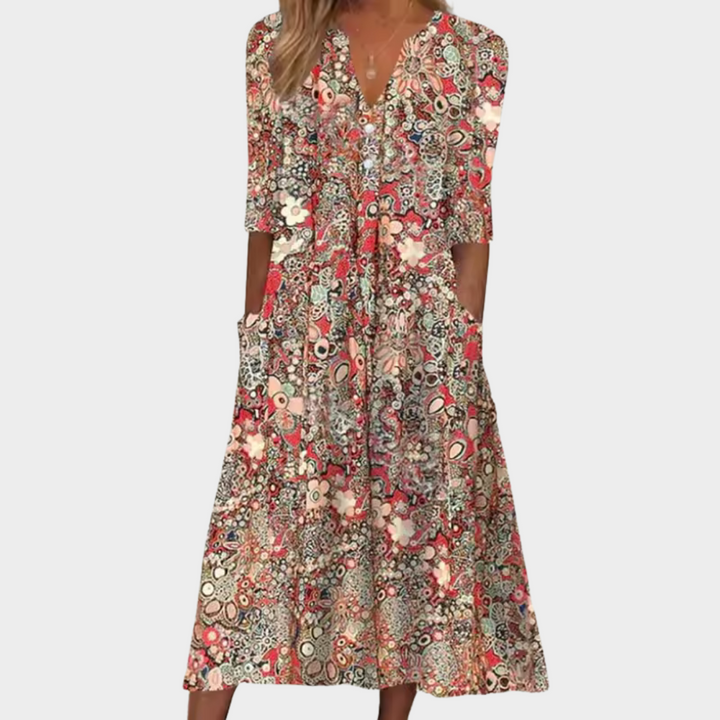 Abito Estivo Donna Tessuto Leggero Vestibilità Comoda