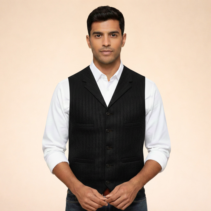 Gilet Uomo Elegante Versatile Slim Fit