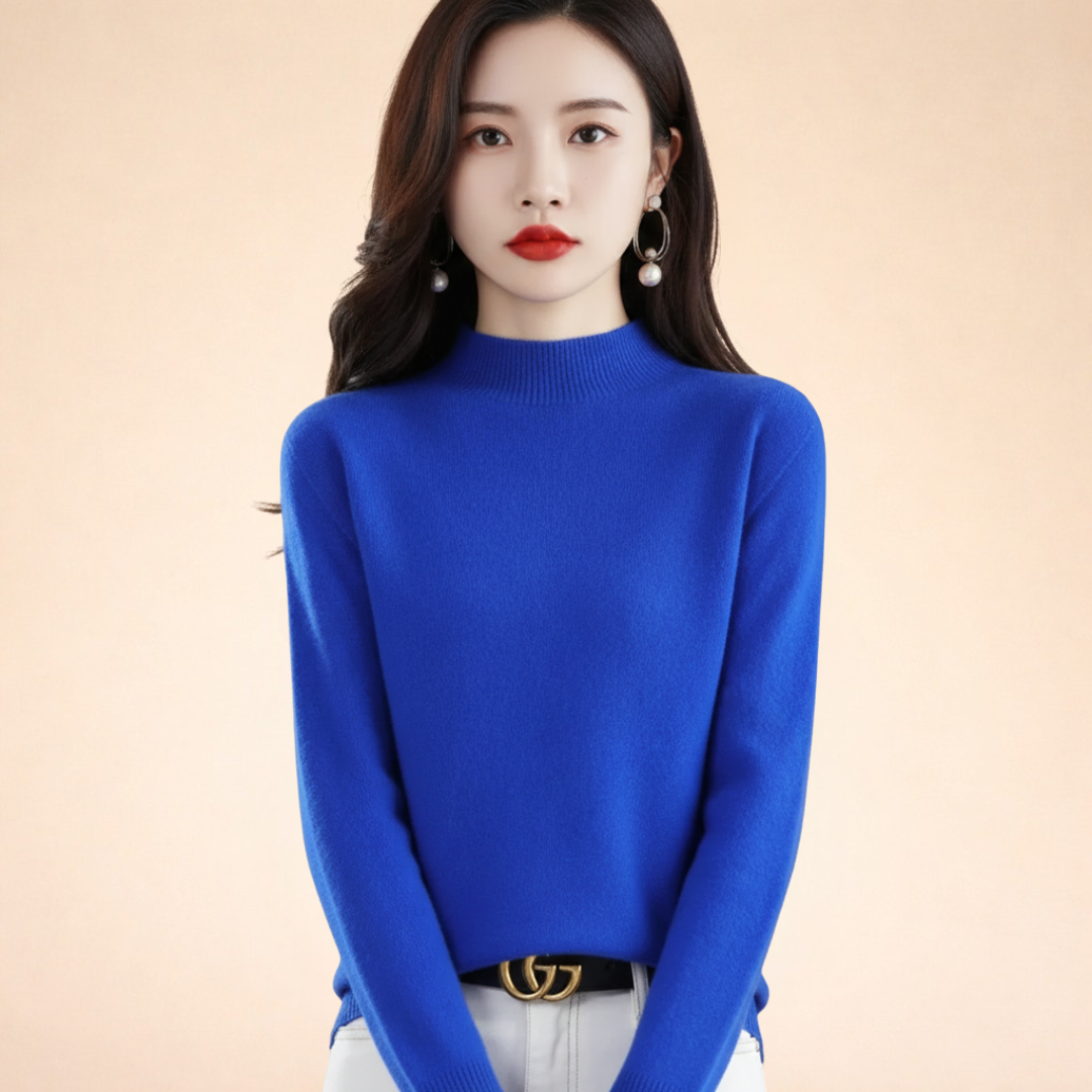 Maglione Donna in Lana Calda Vestibilità Classica