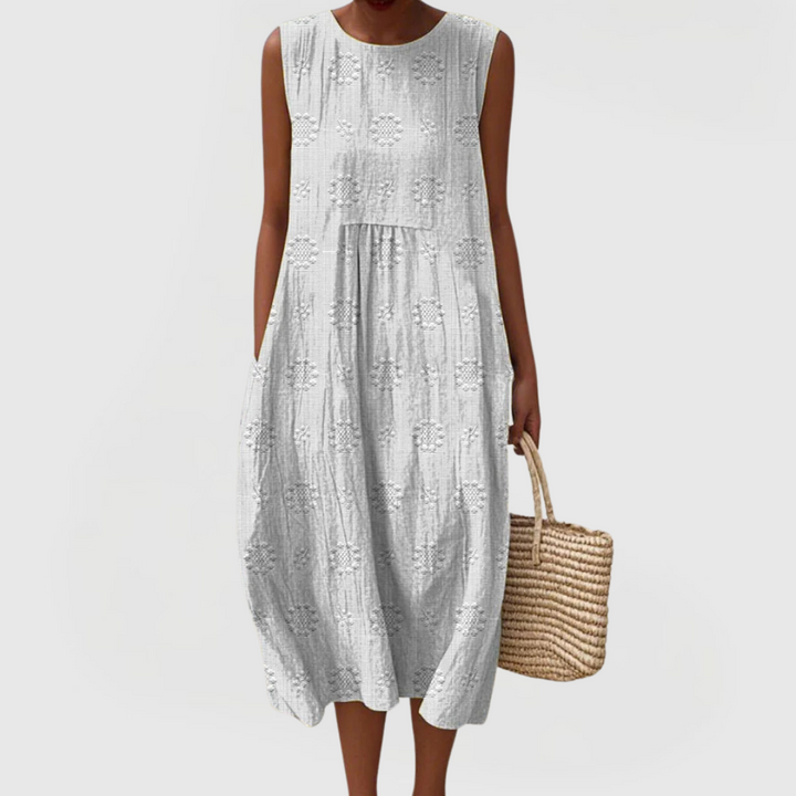 Abito Donna Elegante con Tasche Vestibilità Comoda
