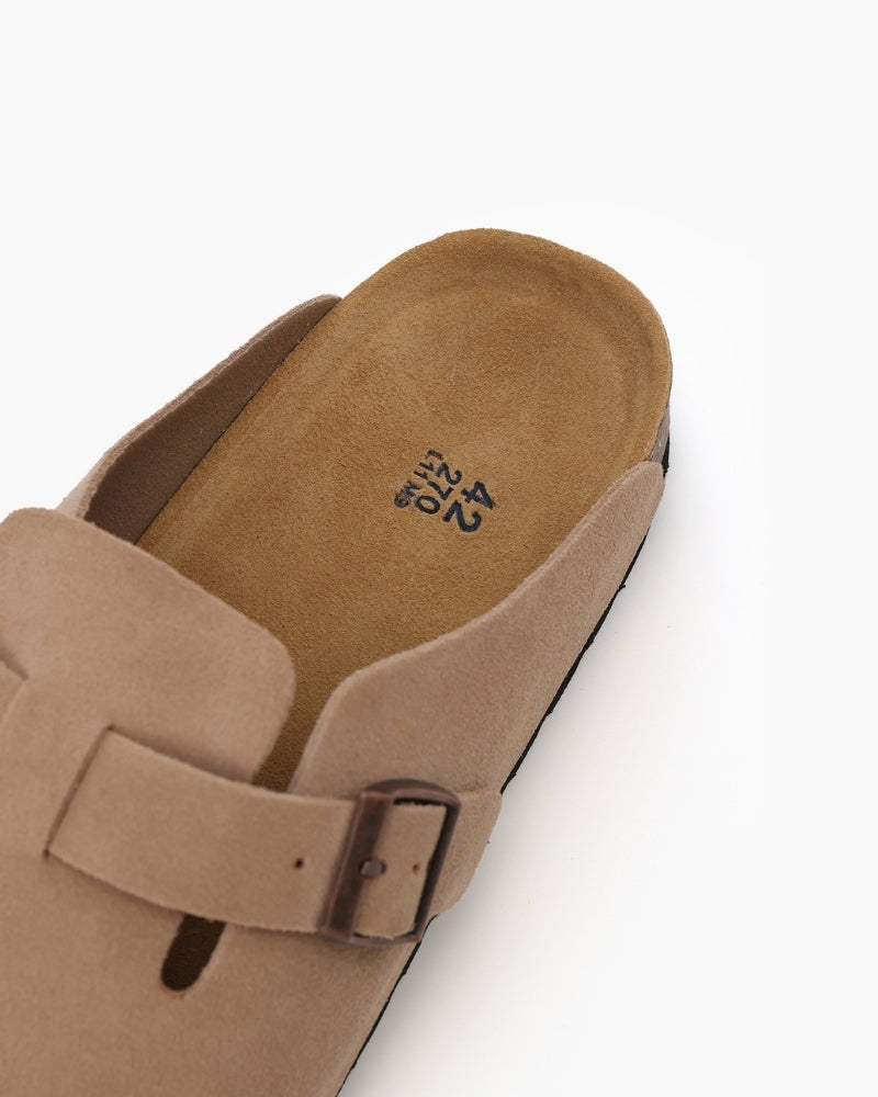 Zoccoli Donna in Suede Comfort Elegante Quotidiano