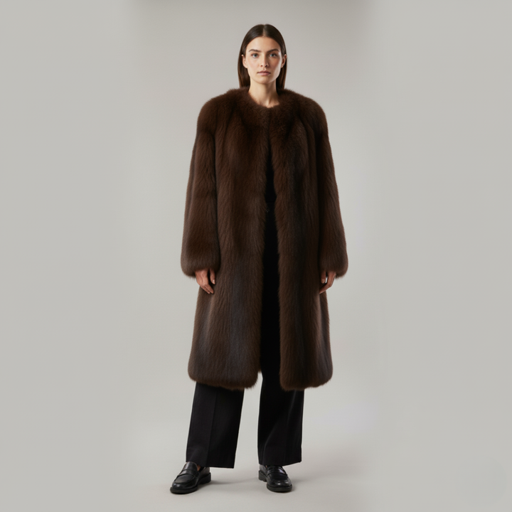 Giacca Donna in Pelliccia Sintetica Vestibilità Classica - Vesarelli