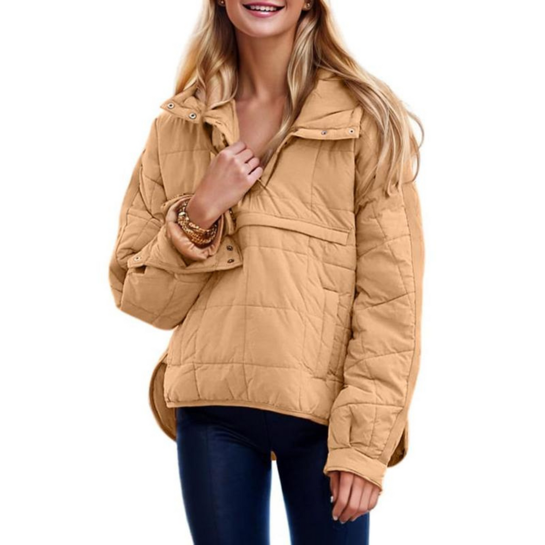 Giacca Piumino Donna Trapuntata Calda Vestibilità Moderna
