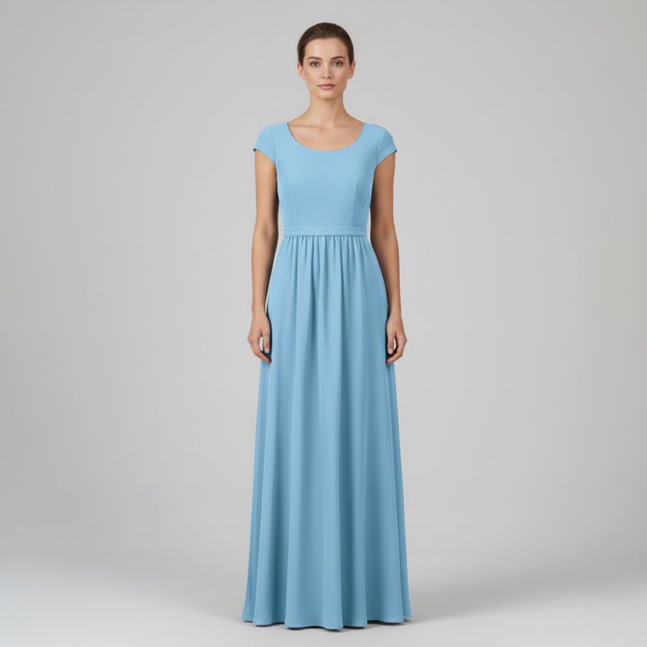 Abito Lungo Donna Fluido Elegante