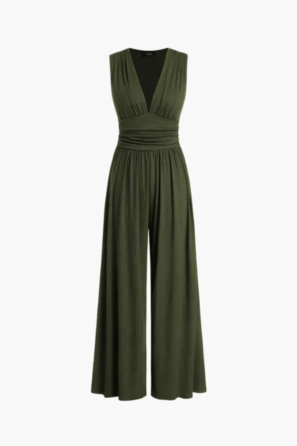 Tuta Donna Elegante Scollo a V Taglio Classico