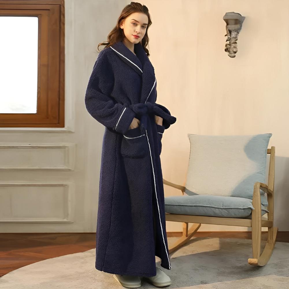 Accappatoio Unisex in Pile Morbido Lungo