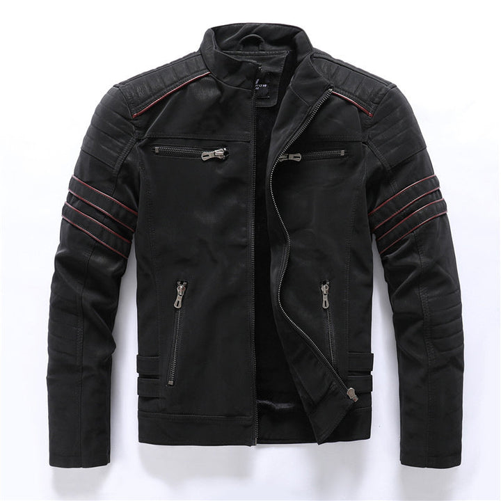 Giacca Moto Uomo Cargo con Zip e Stile Funzionale - Vesarelli