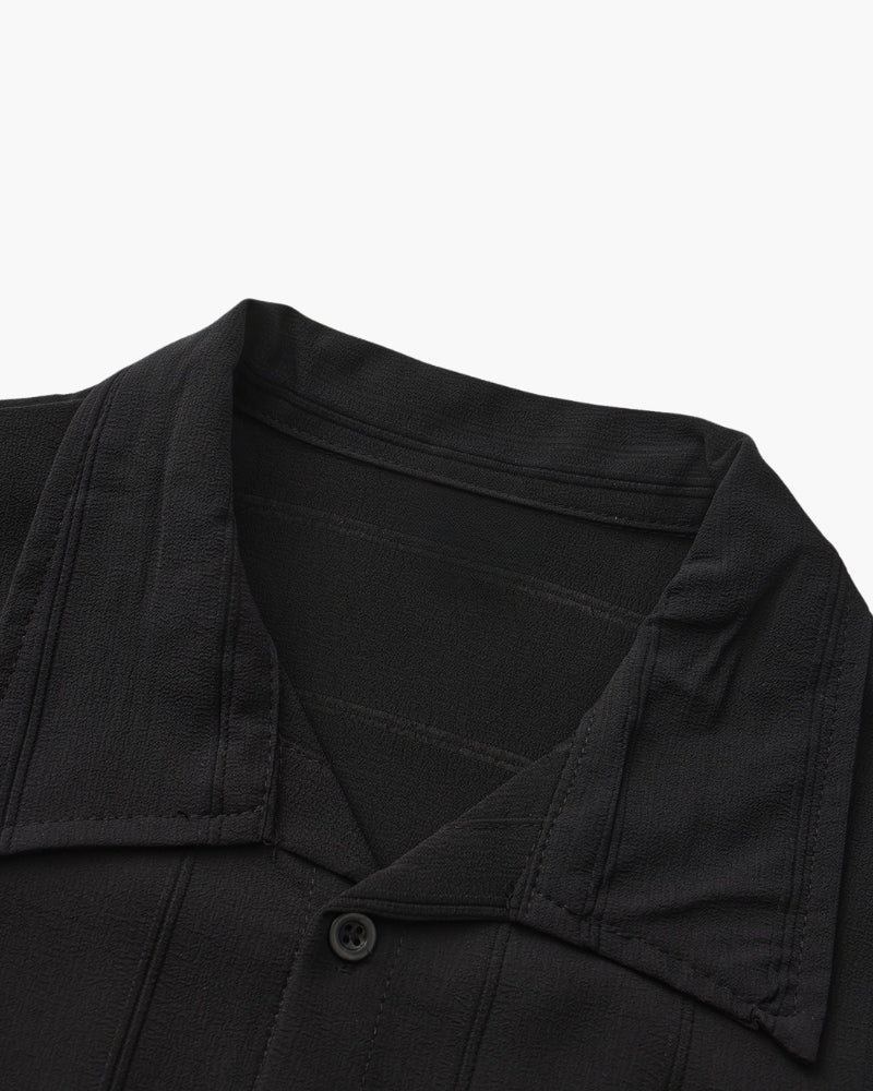 Camicia Uomo Cotone Comfort Stile Elegante Slim Fit