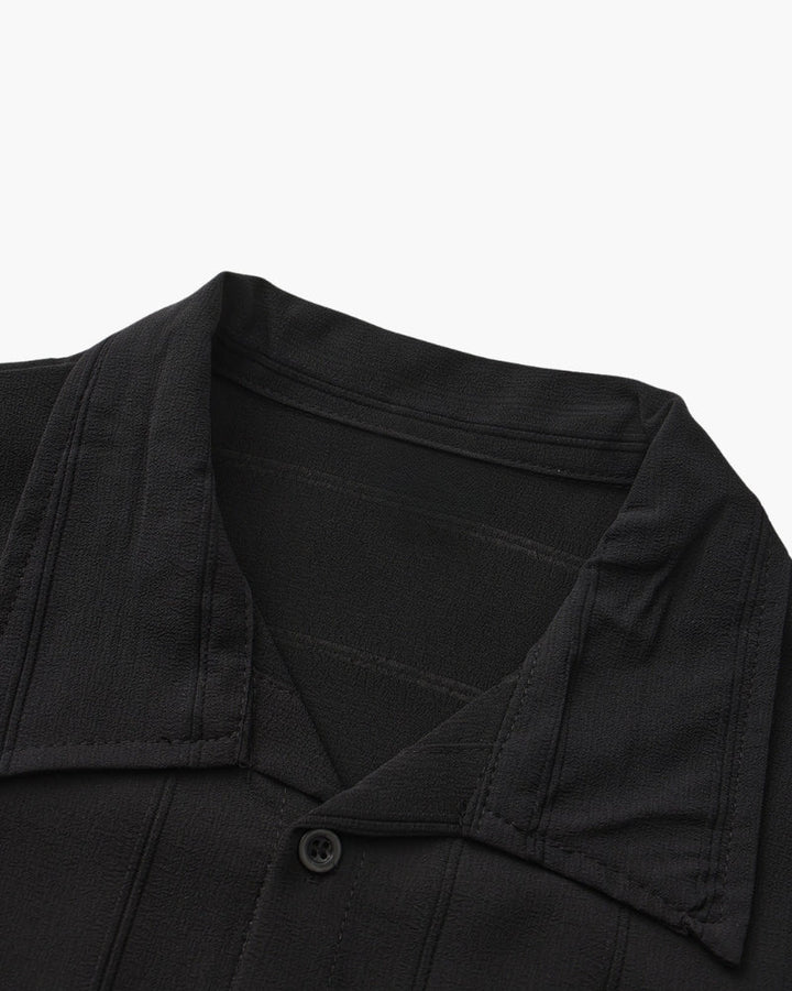 Camicia Uomo Cotone Comfort Stile Elegante Slim Fit