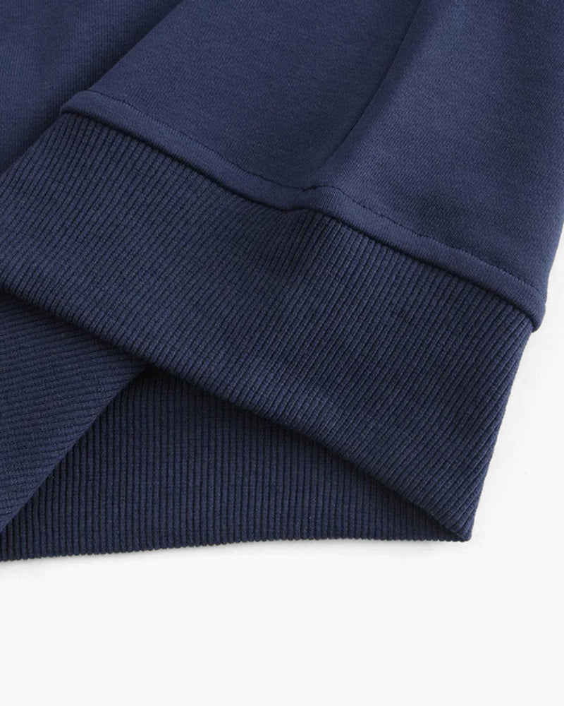 Felpa Uomo con Zip in Cotone Comfort Vestibilità Regolare