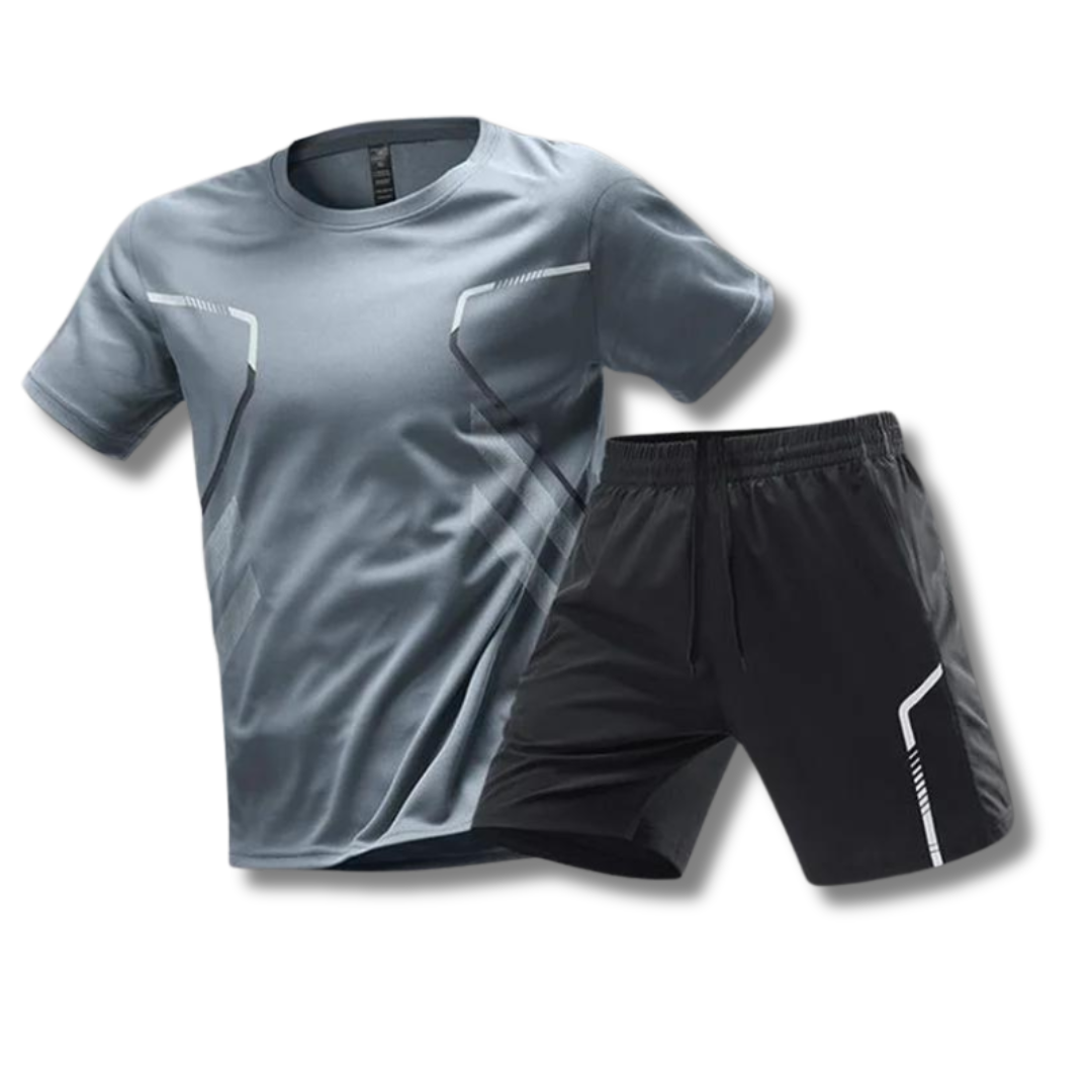 Abbigliamento Sportivo Uomo Tessuto Traspirante Vestibilità Estiva
