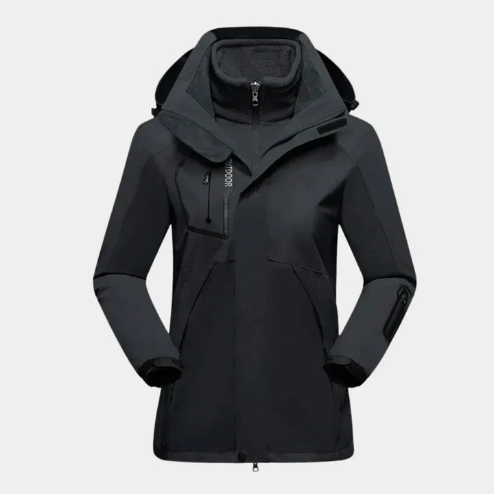 Giacca Sci Donna Elegante Imbottita Impermeabile - Vesarelli
