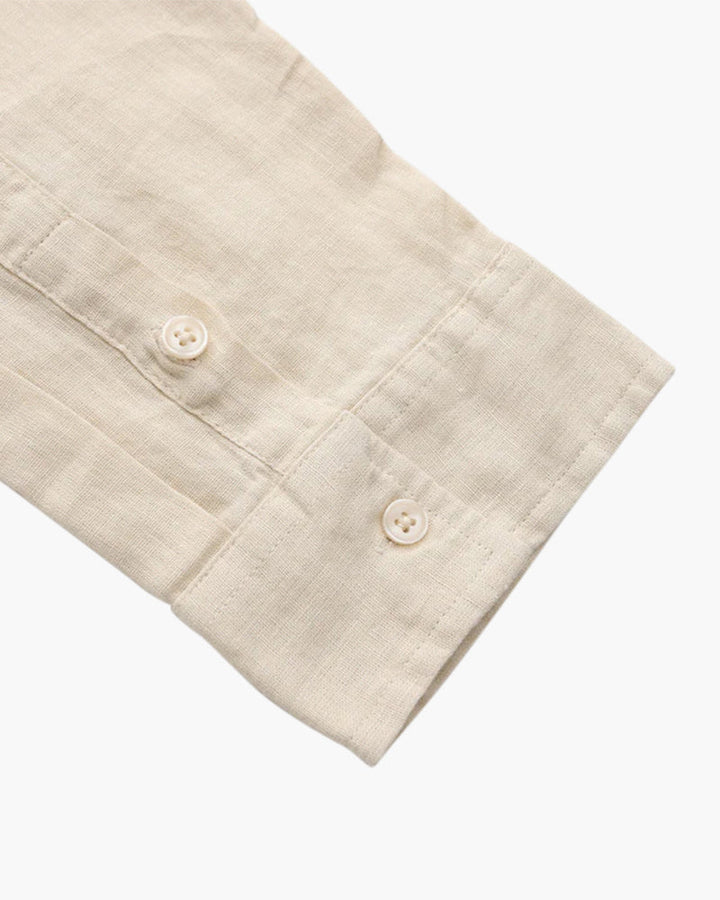 Camicia Uomo in Lino Traspirante Vestibilità Rilassata