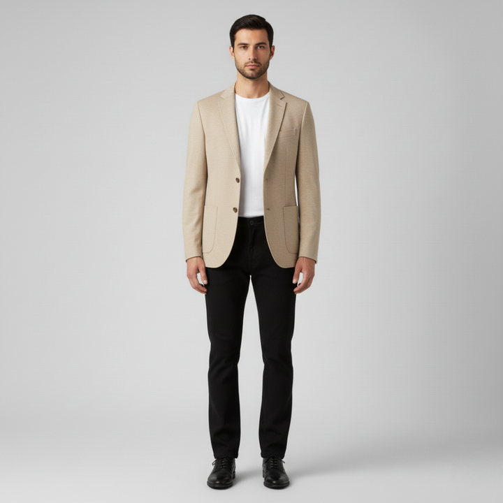 Completo Uomo Blazer Elegante Vestibilità Classica