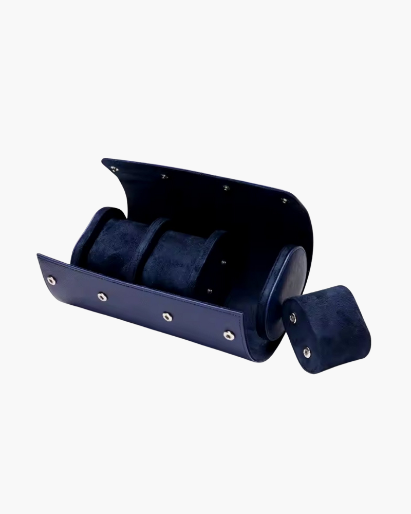 Custodia Porta Orologi Uomo in Vera Pelle Protettiva Elegante