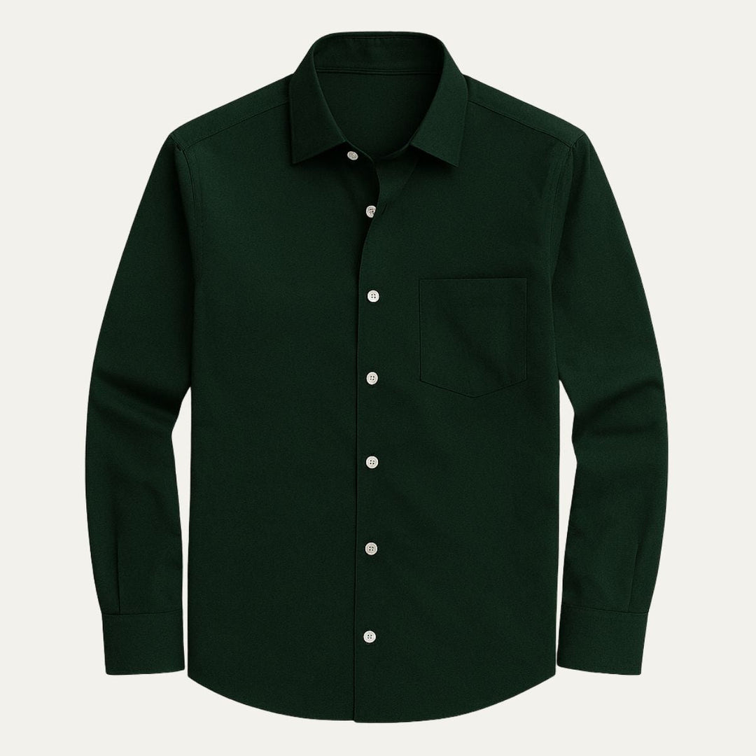 Camicia Uomo Formale Tessuto Lucido Slim Fit