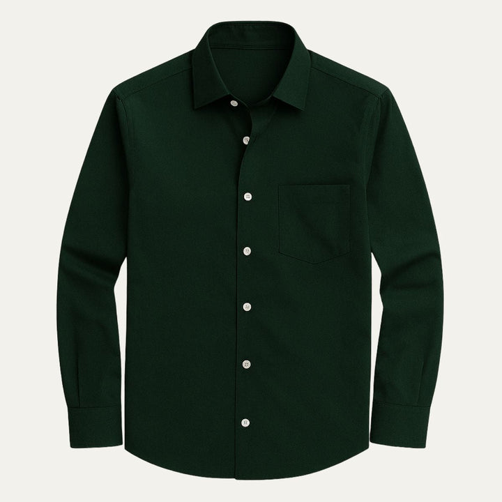 Camicia Uomo Formale Tessuto Lucido Slim Fit
