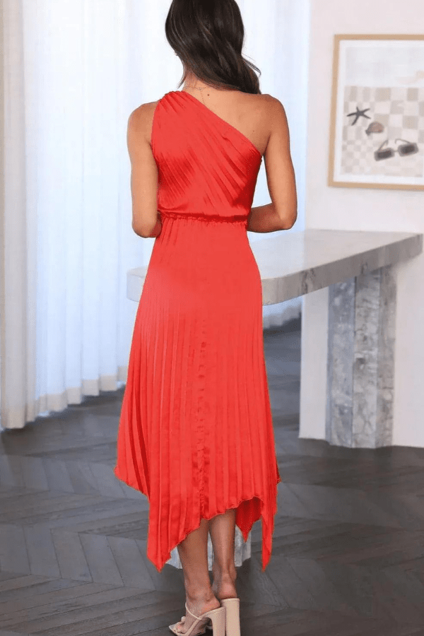 Abito Midi Donna Moderno Semplice Raffinato