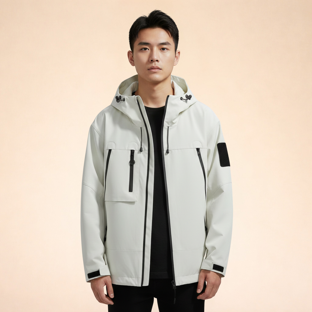 Giacca Uomo Tessuto Flessibile Stile Moderno
