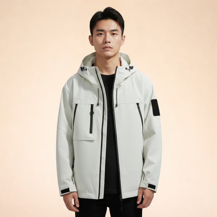 Giacca Uomo Tessuto Flessibile Stile Moderno