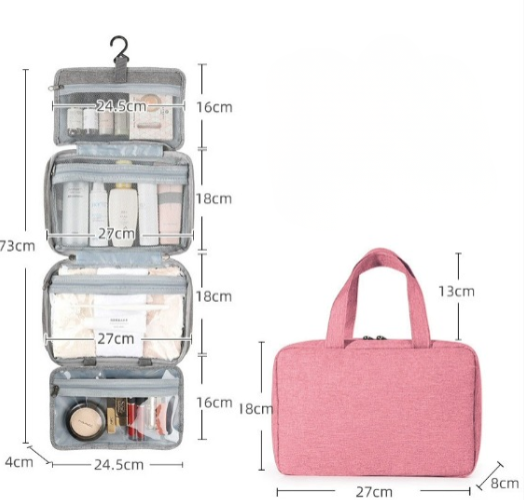 Organizer da viaggio Unisex Multiscomparto Compatto e Spazioso
