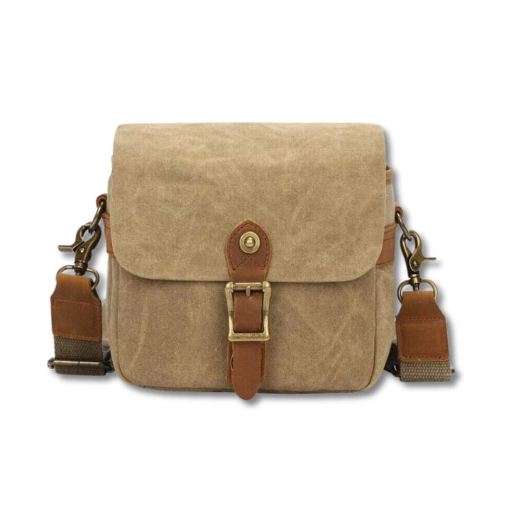 Borsa Tracolla Uomo in Tela Vintage per Fotocamera Dslr - Vesarelli