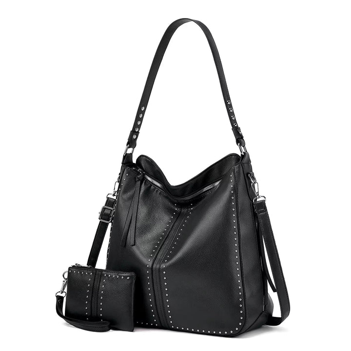 Borsa a Tracolla Donna Vintage in Pelle Stile Elegante - Vesarelli