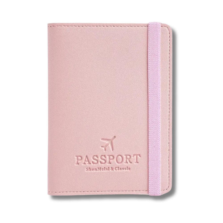 Portafoglio da Viaggio Unisex con Blocco Rfid Porta Carte e Passaporto - Vesarelli