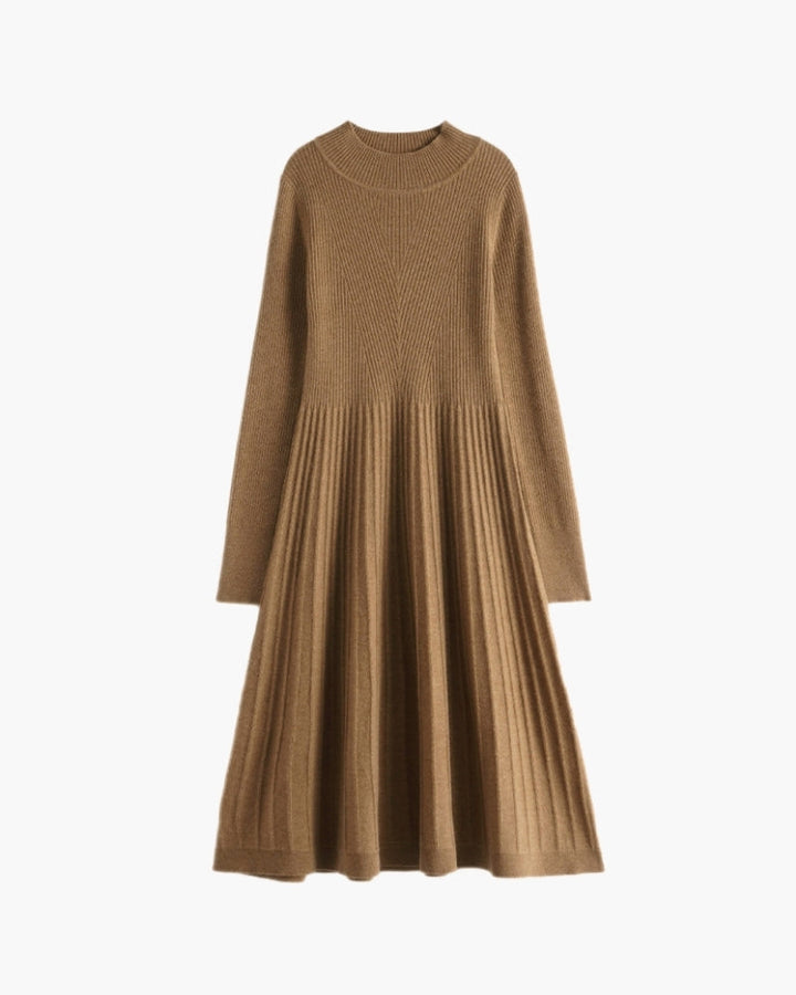 Abito Flare Donna in Cashmere Puro Maglia Morbida - Vesarelli