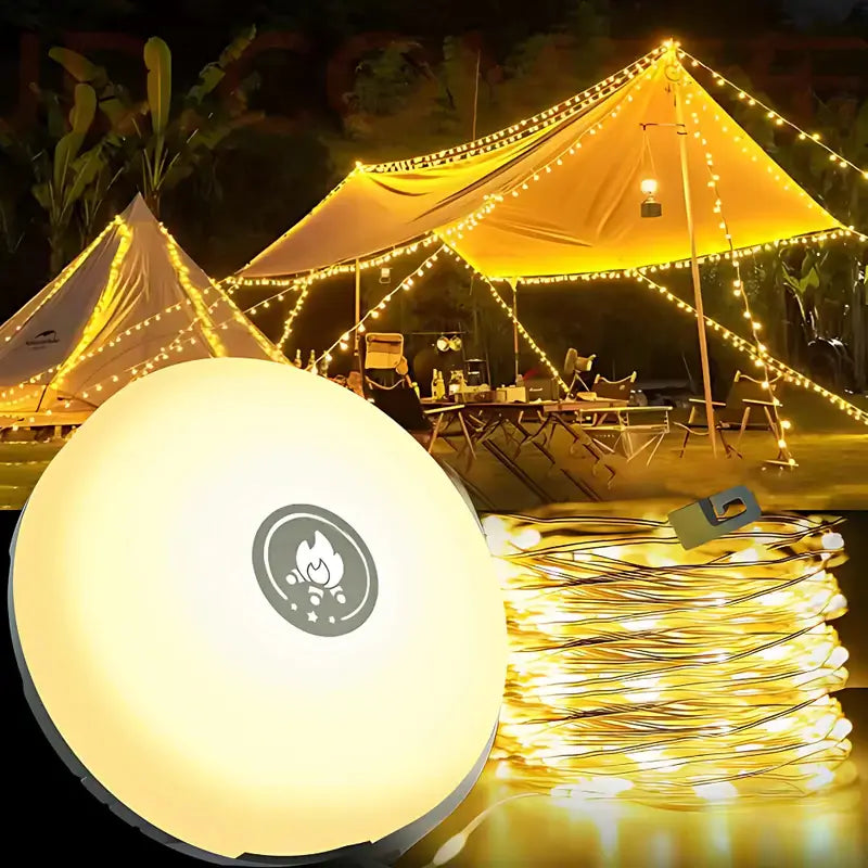 Lanterna da Campeggio Portatile LED con Power Bank Ricaricabile - Vesarelli