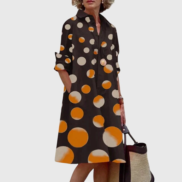 Abito Donna con Tasche Pratico Vestibilità Classica