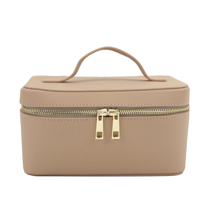 Borsa da toilette Uomo in Vera Pelle Crosta Portatile