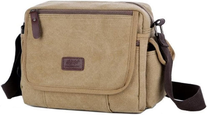Borsa a Tracolla Unisex in Tela Vintage Stile Classico - Vesarelli