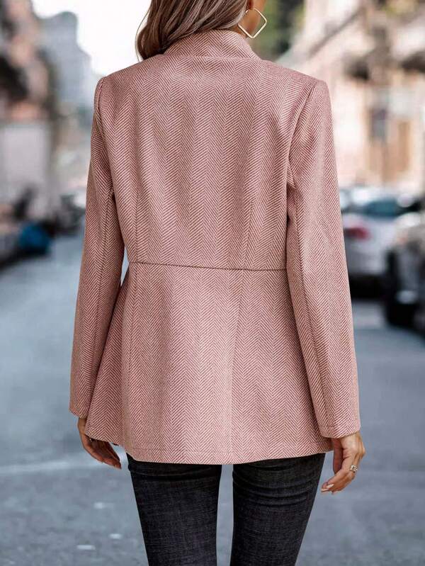 Giacca Blazer Donna Manica Lunga Vestibilità Moderna