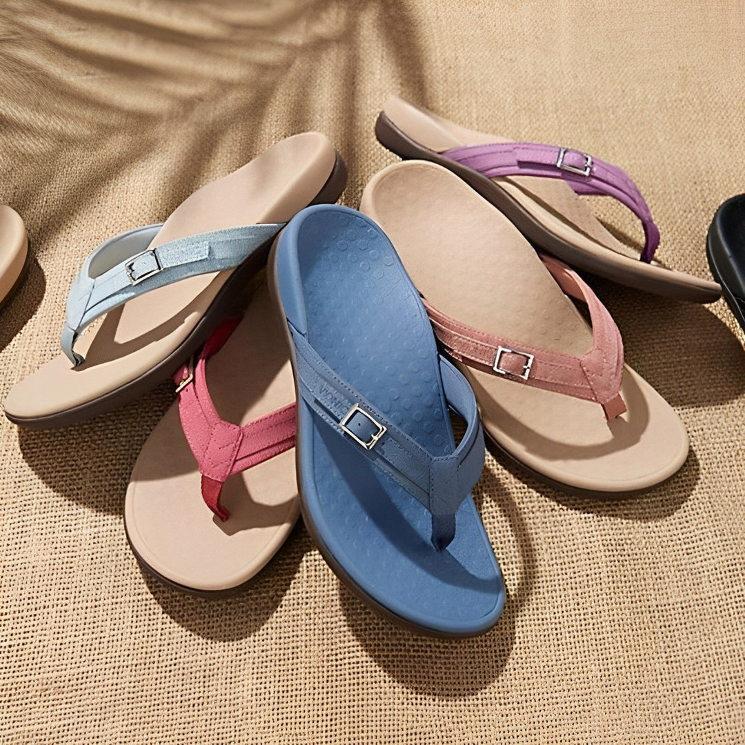 Sandali Donna Estivi Supporto Ortopedico Scarpe Aperte Comode - Vesarelli