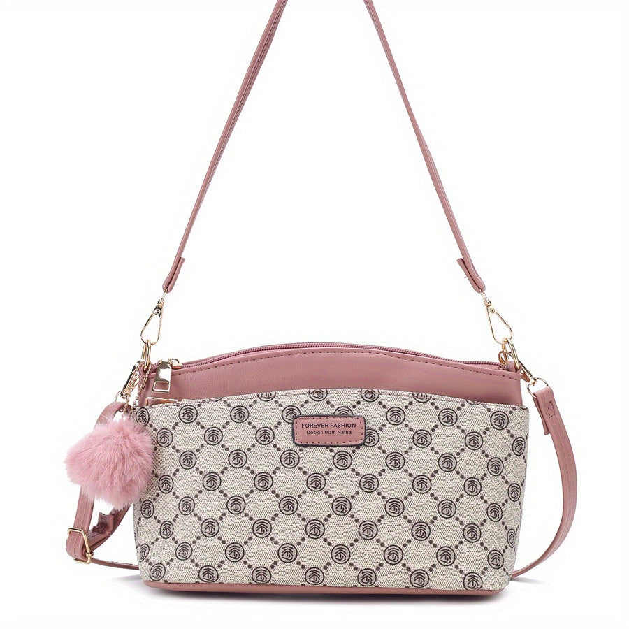 Borsa Tracolla Donna in Pelle Stampa Losanga Estiva - Vesarelli