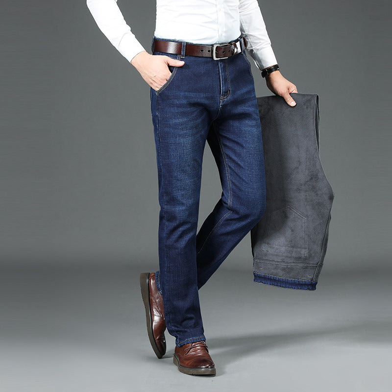 Jeans Uomo Foderati Lana Comfort