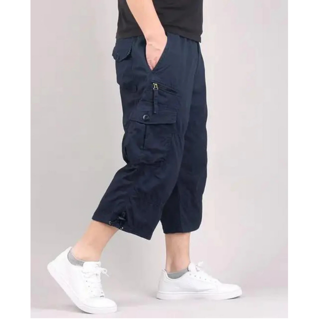 Pantaloncini Uomo Leggeri Tessuto Funzionale Tasche